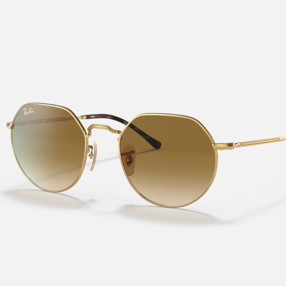 Ray-Ban RB3565 Jack Round Sunglasses - Gradient Brown